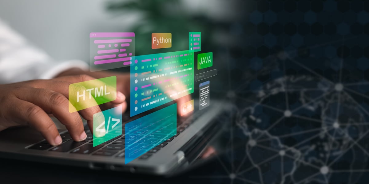 Professional web design workspace